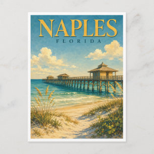 Cartão Postal Naples Flórida Naples Pier GeoSaga