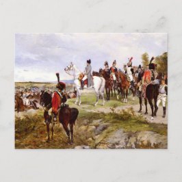 Cartão Postal Napoleão em Borodino