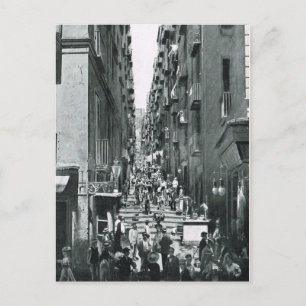 Cartão Postal Nápoles, 1908, Gradoni di Chiala