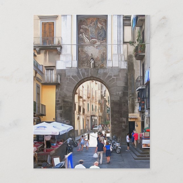 Cartão Postal Nápoles. 9. (Frente)