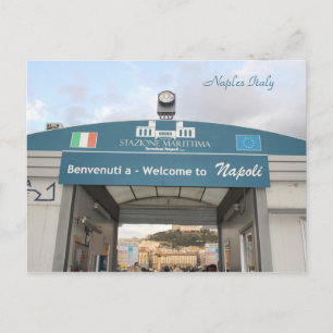 Cartão Postal Nápoles, Itália, Napoli, Fotografia, cartão-postal