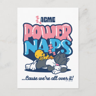 Cartão Postal Naps de energia do Baby TWEETY™ & SYLVESTER™