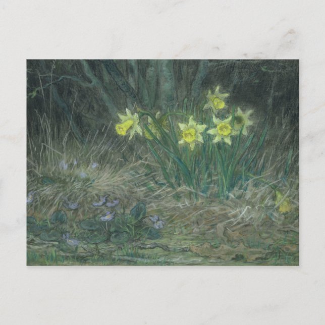Cartão Postal Narciso e violetas, c.1867 (Frente)