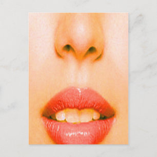Cartão Postal Nariz e boca