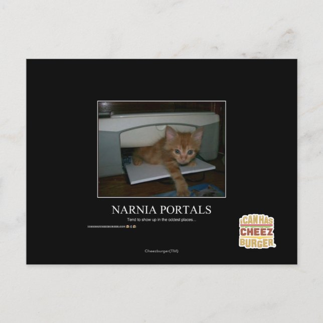Cartão Postal Narnia Portals (Frente)