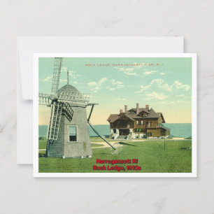 Cartão Postal Narragansett RI View 1910