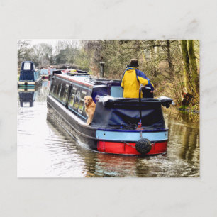 CARTÃO POSTAL NARROWBOAT