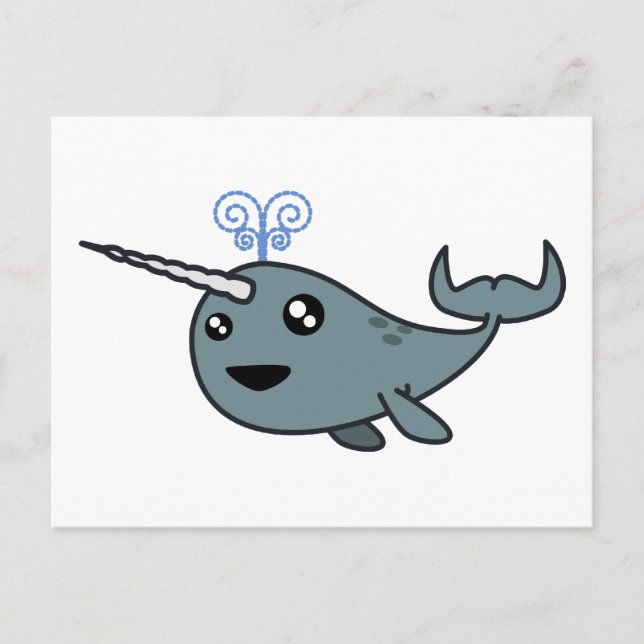 Cartão Postal Narwhal! (Frente)