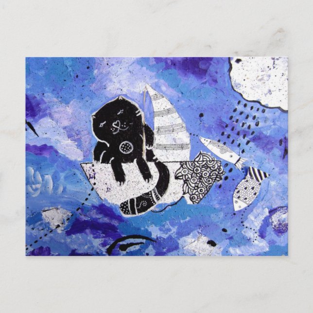 Cartão Postal Nas Águas de Rover Nile (Frente)