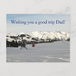 Cartão Postal Nas alturas da neve!