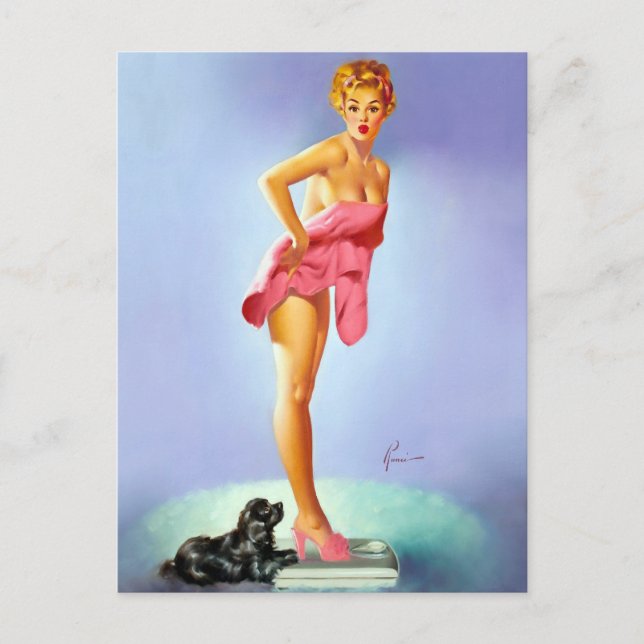 Cartão Postal Nas Escalas (Frente)