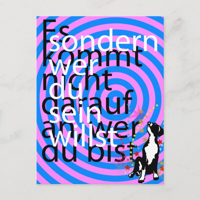 Cartão Postal Nas estrelas (Frente)