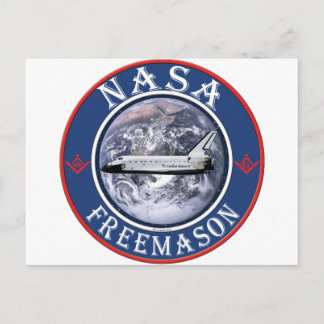 Cartão Postal NASA Freemason