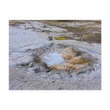 Nascente Shell no Parque Nacional de Yellowstone, 