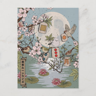 Cartão Postal Nascer da Lua Mahjong