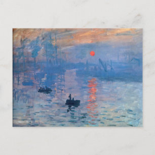 Cartão Postal Nascer do sol - Claude Monet