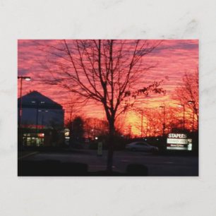 Cartão Postal nascer do sol em framingham, massbons em Massachus
