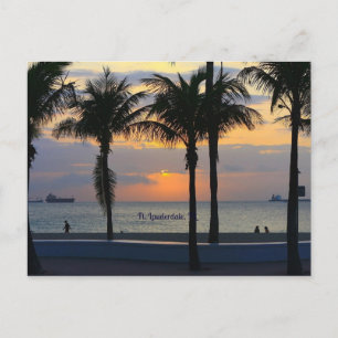 Cartão Postal Nascer do sol em Ft. Lauderdale