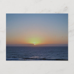Cartão Postal Nascer do Sol na Praia Fotografia Costeira Origina