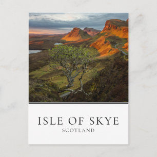 Cartão Postal Nascer do sol nas montanhas Quiraing em Skye, Escó