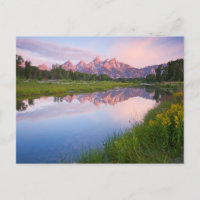 Nascer do sol no Schwabacher Landing