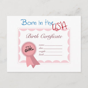 Cartão Postal Nascer Nos EUA