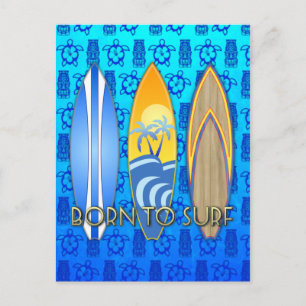 Cartão Postal Nascer Para Surf