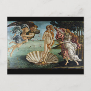 Cartão Postal Nascimento de Vênus por Botticelli