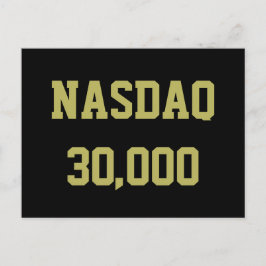Cartão Postal NASDAQ 30000 Stock Market Celebration