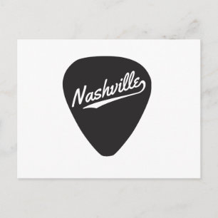 Cartão Postal Nashville Guitar Pick