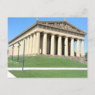 Cartão Postal Nashville Parthenon "Temple of Athena"