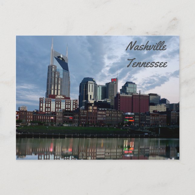 Cartão Postal Nashville Skyline (Frente)