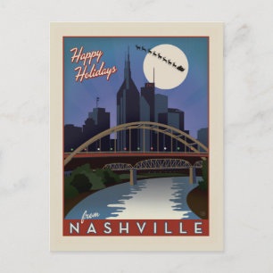 Cartão Postal Nashville Skyline
