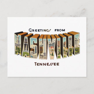 Cartão Postal Nashville Tennessee