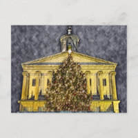 Nashville Tennessee Capitólio Árvore de Natal