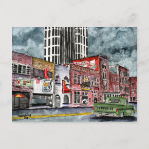 Cartão Postal nashville tennessee country music capital art