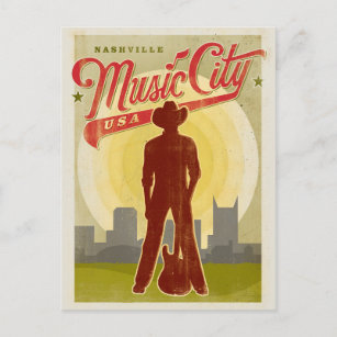 Cartão Postal Nashville, TN - Music City USA