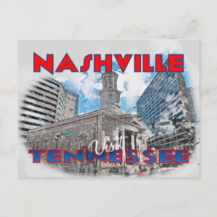 Cartão Postal Nashville, Visite Tennessee