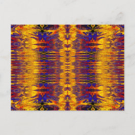 Cartão Postal NASMA Dourado E AZUL 3