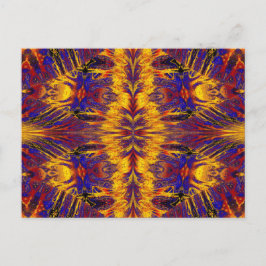 Cartão Postal NASMA Dourado E AZUL 4