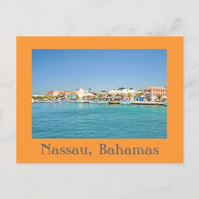 Cartão Postal Nassau, Bahamas (Frente)