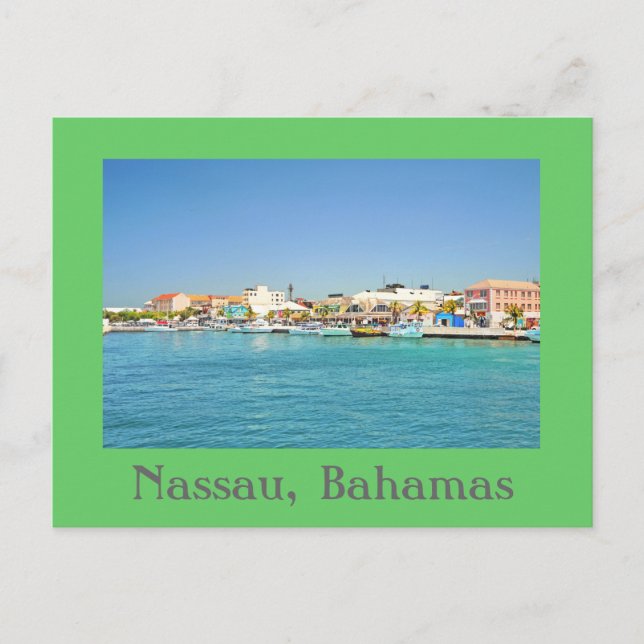 Cartão Postal Nassau, Bahamas (Frente)