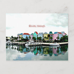 Cartão postal Nassau Bahamas marina