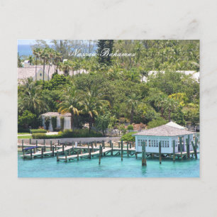 Cartão Postal Nassau Bahamas of the Caribbean,  Postcard