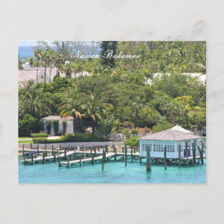 Cartão Postal Nassau Bahamas of the Caribbean,  Postcard