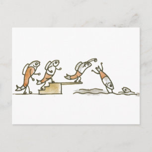 Cartão Postal Natação