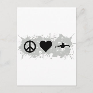 Cartão Postal Natação