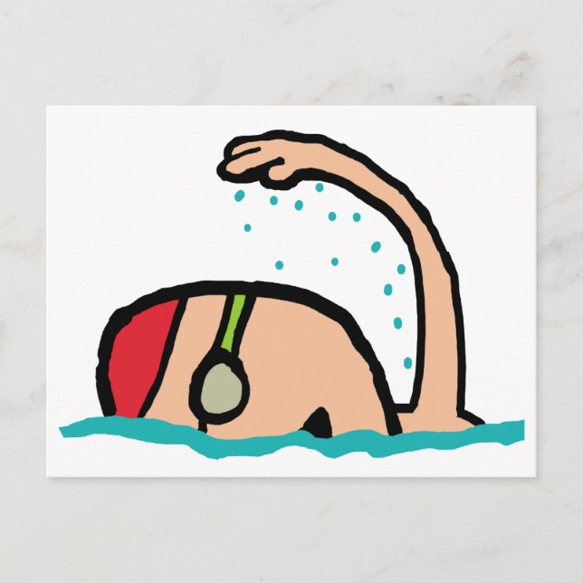 Cartão Postal Natação (Frente)