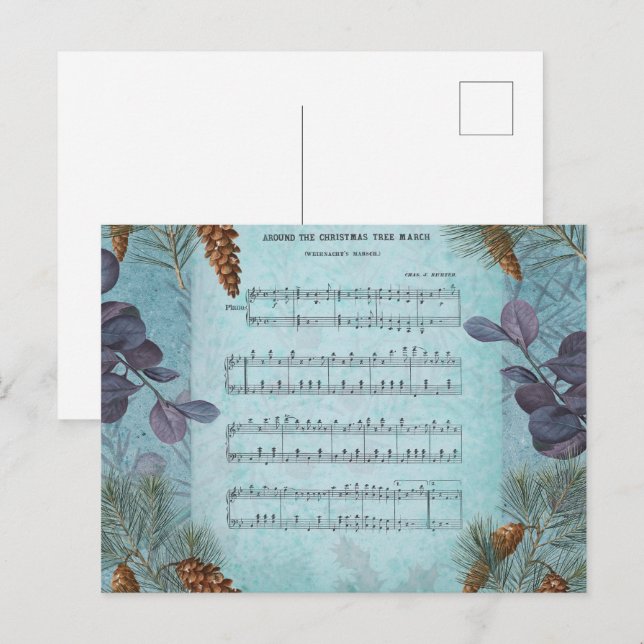 CARTÃO POSTAL natais vintages (Frente/Verso)