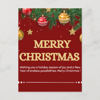 Cartão Postal Natal